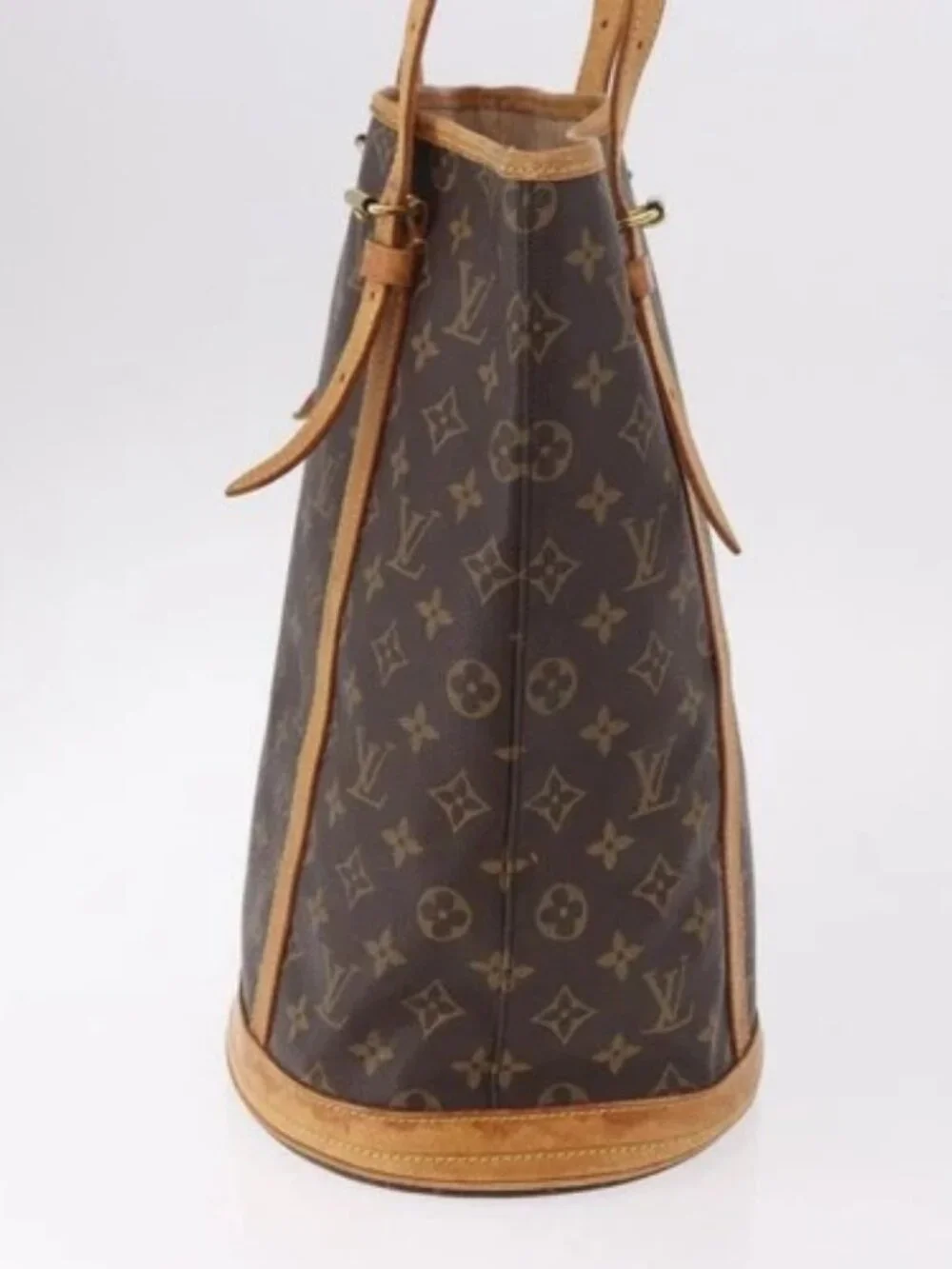 LOUIS VUITTON Monogram Bucket GM Shoulder Bag M42236 LV Auth BA13423